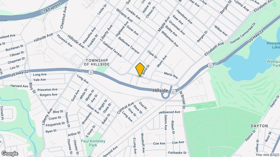 1401 Doremus Pl Mapa y Detalles de la Ubicación