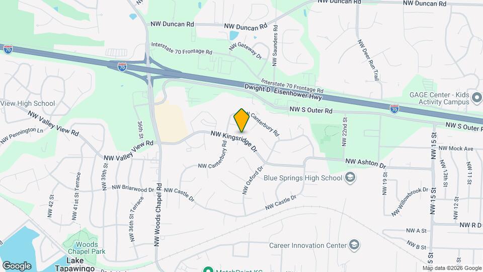 2901 NW Kingsridge Dr Map and Location Details