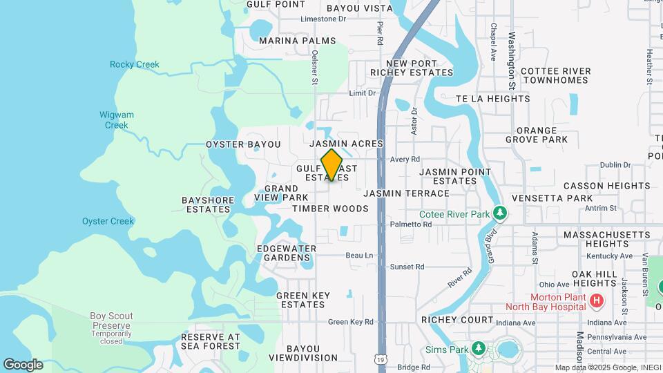 7124 Oakwood Dr Map and Location Details