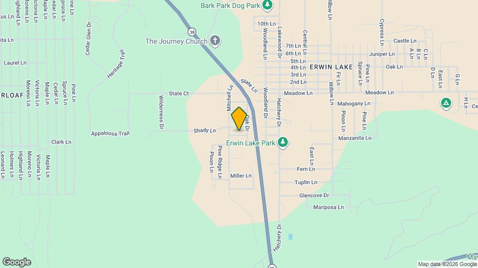 2017 Manzanita Ln Mapa y Detalles de la Ubicación