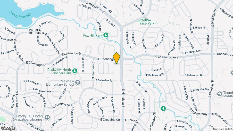 20066 E Bellewood Pl Map and Location Details