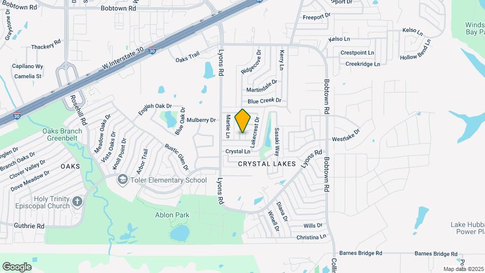 6022 Highcrest Dr Map and Location Details