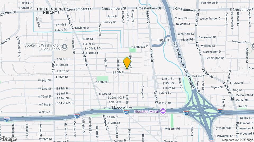 821 E 36th St Map and Location Details