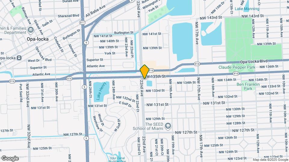 13415 NW 22nd Ave Map and Location Details