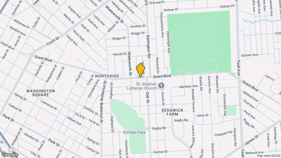 1521 Grant Blvd Map and Location Details