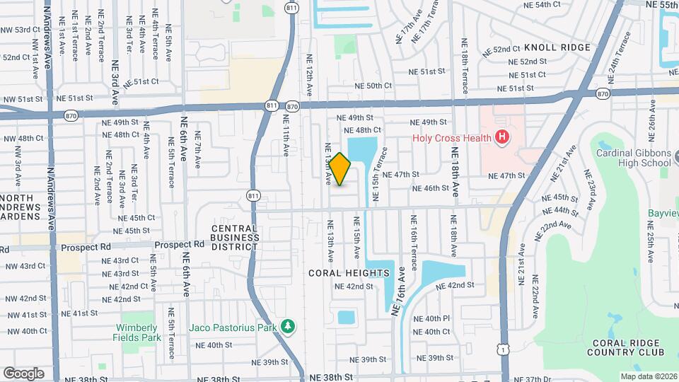 1321 NE 46th St Mapa y Detalles de la Ubicación