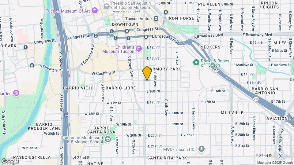 505 S 6th Ave Mapa y Detalles de la Ubicación