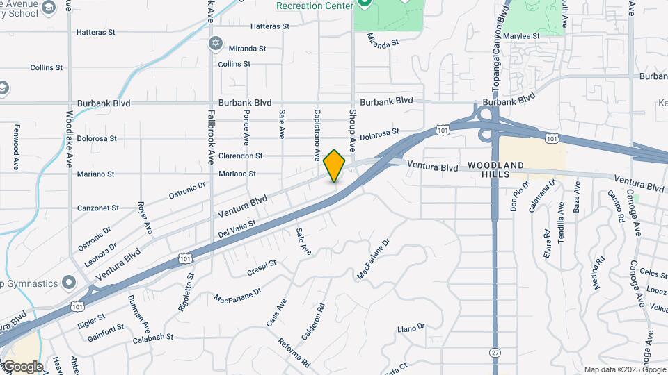 22411 Del Valle St Map and Location Details