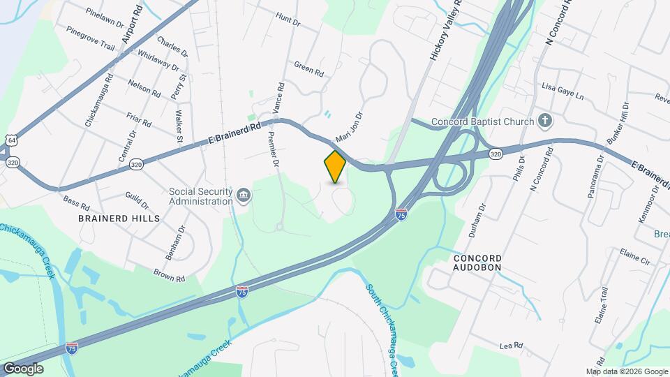 1004 Roselawn Dr Mapa y Detalles de la Ubicación