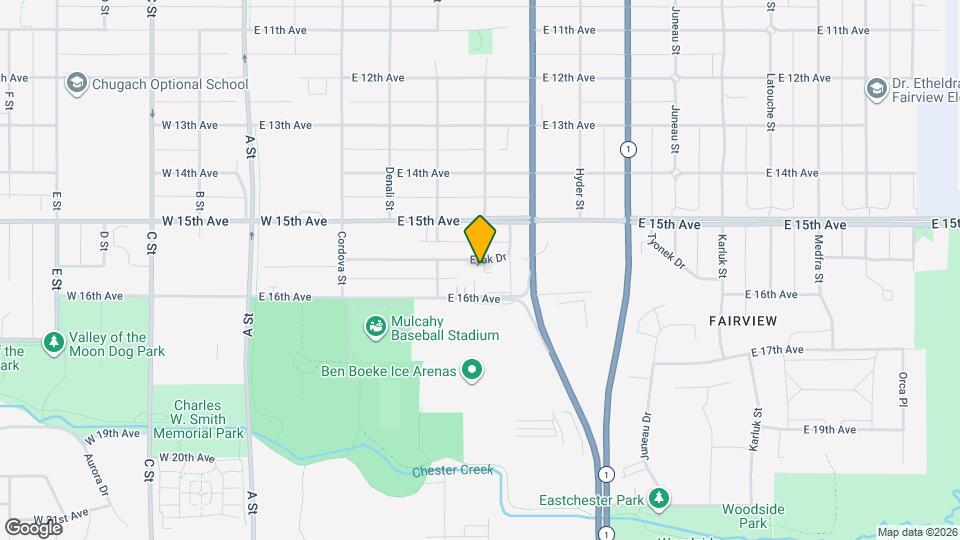 540 Eyak Dr Map and Location Details