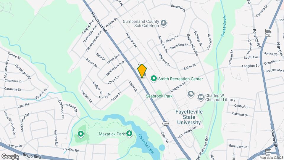 1614 Murchison Rd Map and Location Details