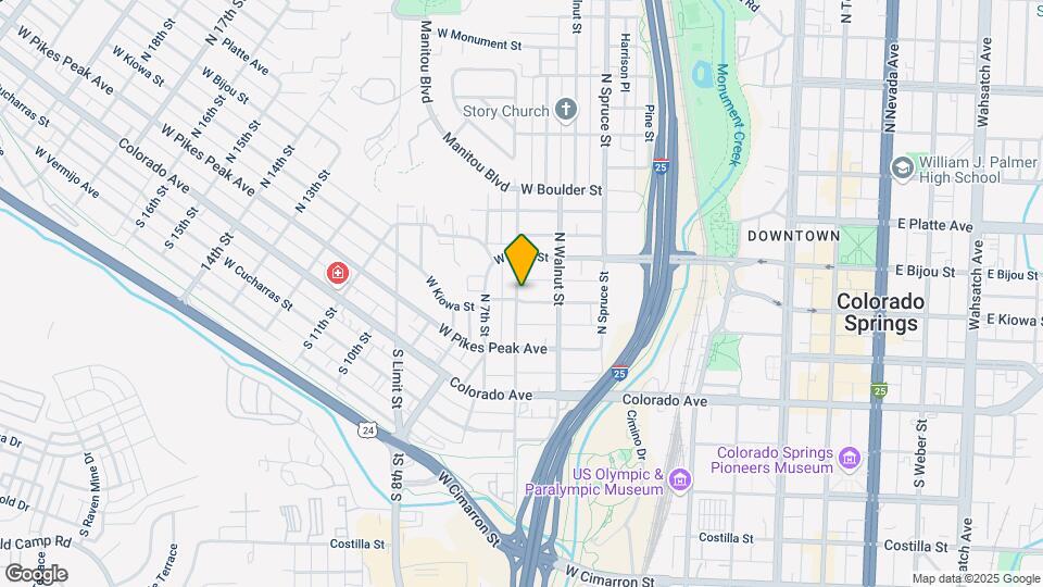 532 W Kiowa St Mapa y Detalles de la Ubicación