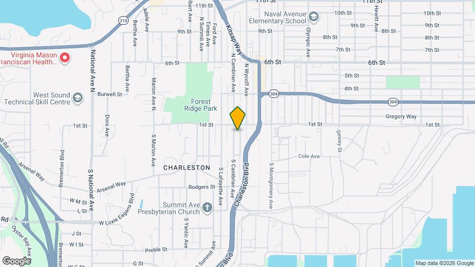 112 S Cambrian Ave Map and Location Details