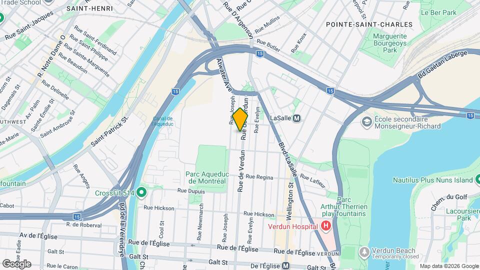 3397 De Verdun Rue Map and Location Details