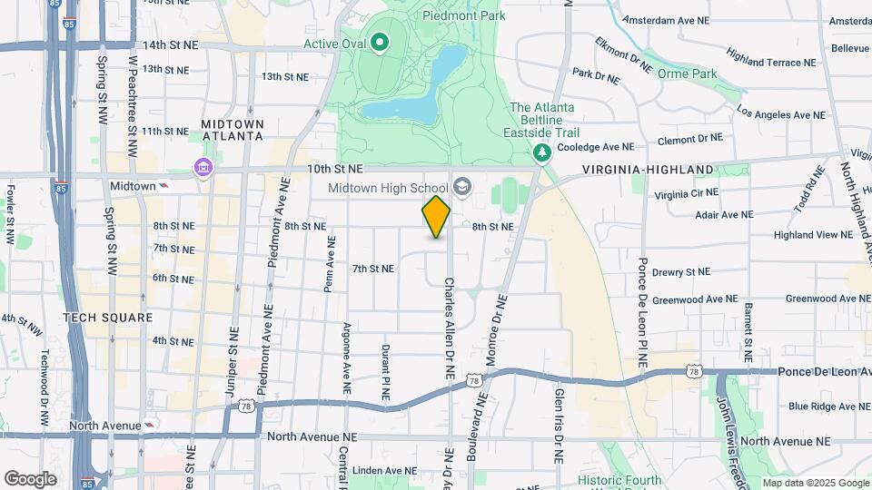 420 7th St NE Map and Location Details