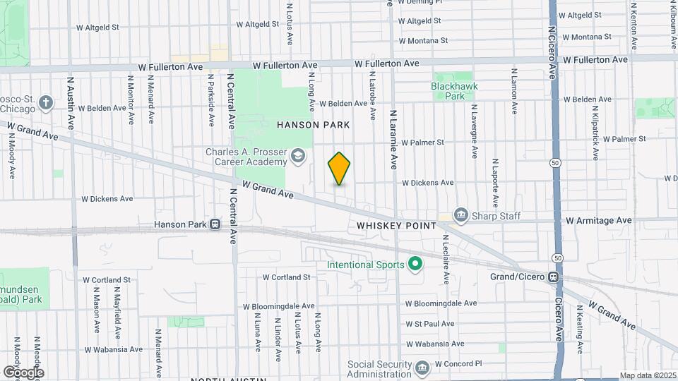 2053 N Lorel Ave, Unit 1 Map and Location Details