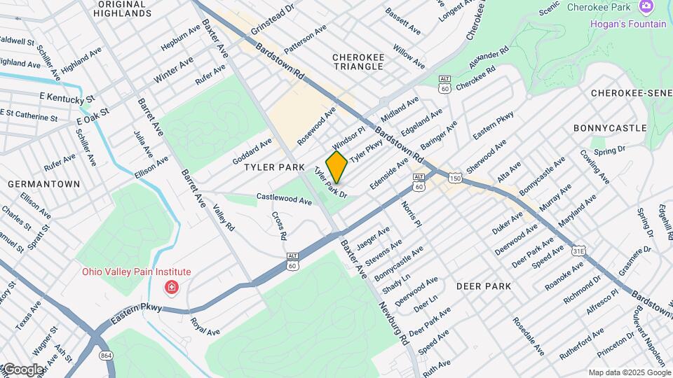 1393 Tyler Park Dr Map and Location Details
