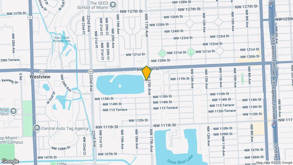 11624 NW 17th Ave Map and Location Details