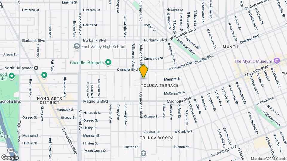 5322 Cahuenga Blvd Map and Location Details