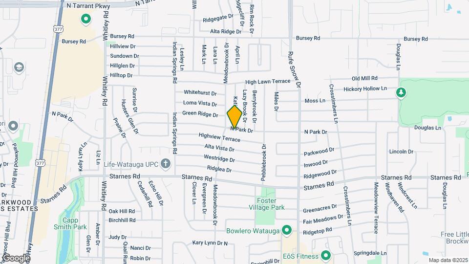 6512 N Park Dr Map and Location Details