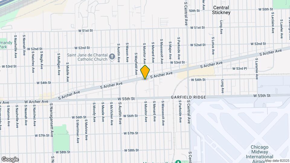 6051-6053 S Archer Ave Mapa y Detalles de la Ubicación