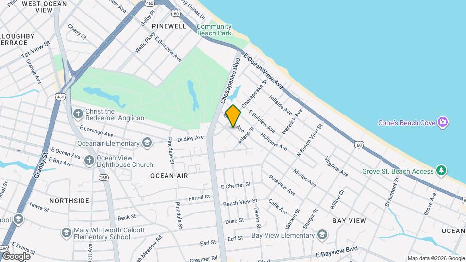 1014 Woronoca Ave Map and Location Details