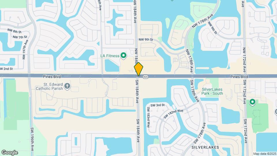105 SW 184th Ave Mapa y Detalles de la Ubicación