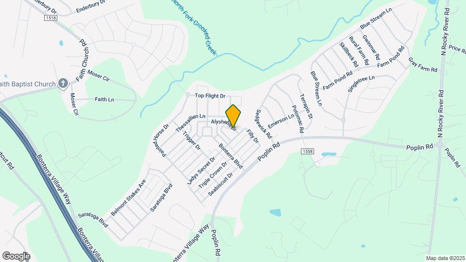 5109 Alysheba Dr Map and Location Details