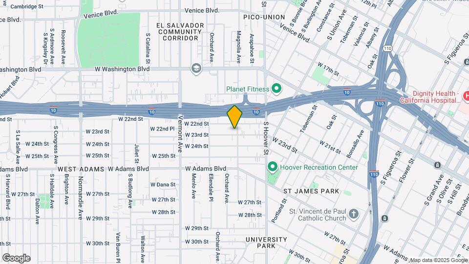 1307 W 23rd St, Unit 1/2 Map and Location Details