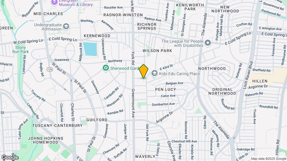 509 E 43rd St, Unit 1F Map and Location Details