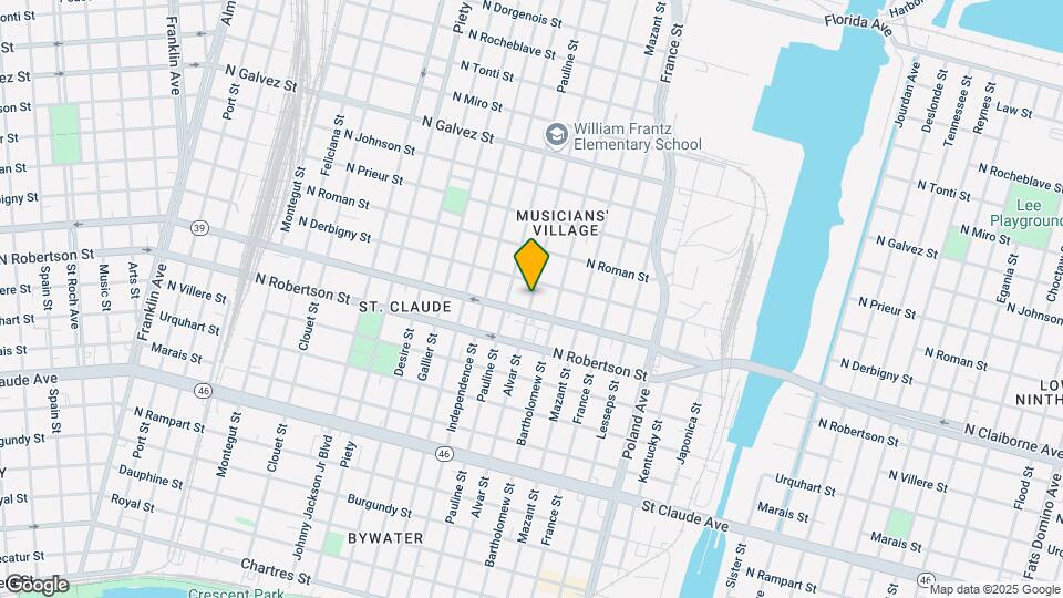 1641 Alvar St Map and Location Details