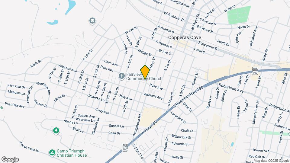 808 Mary St Map and Location Details