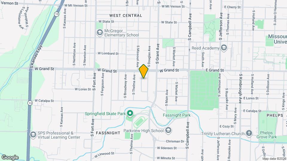 1034 S Missouri Ave Map and Location Details