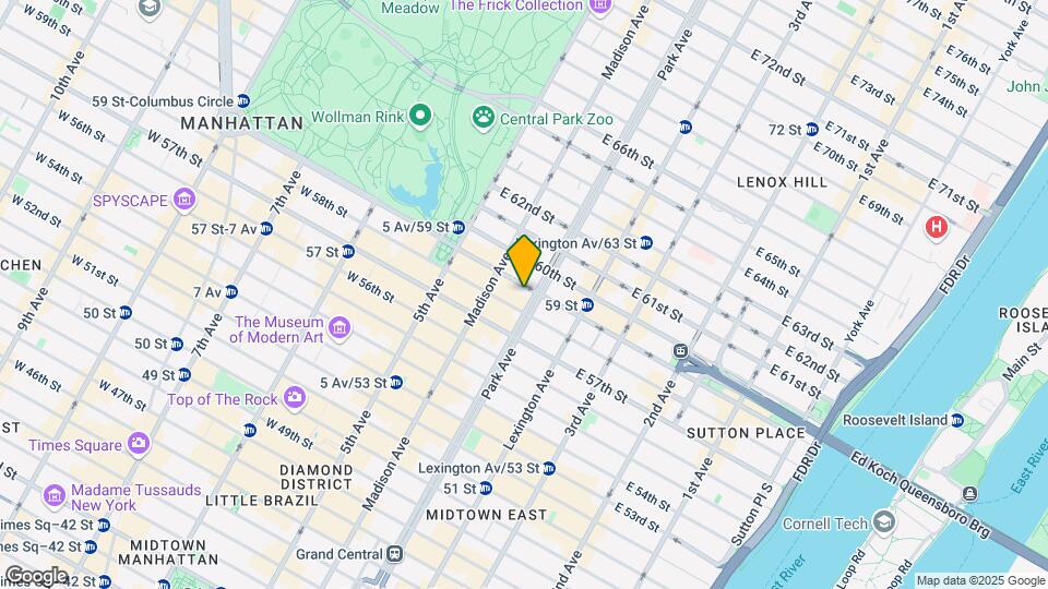 500 Park Ave Map and Location Details