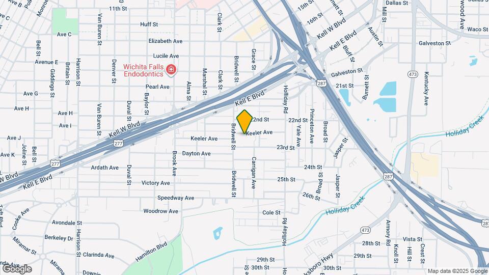 1615 Keeler Ave Map and Location Details