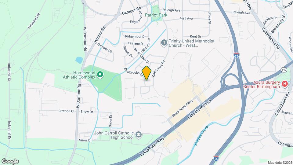 1092 Sherbrooke Dr Map and Location Details