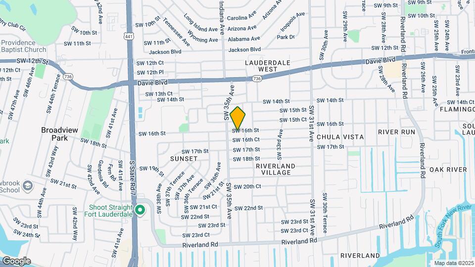 3420 SW 16th St Map and Location Details