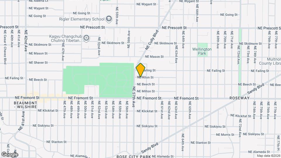 5742 NE Alton St Map and Location Details