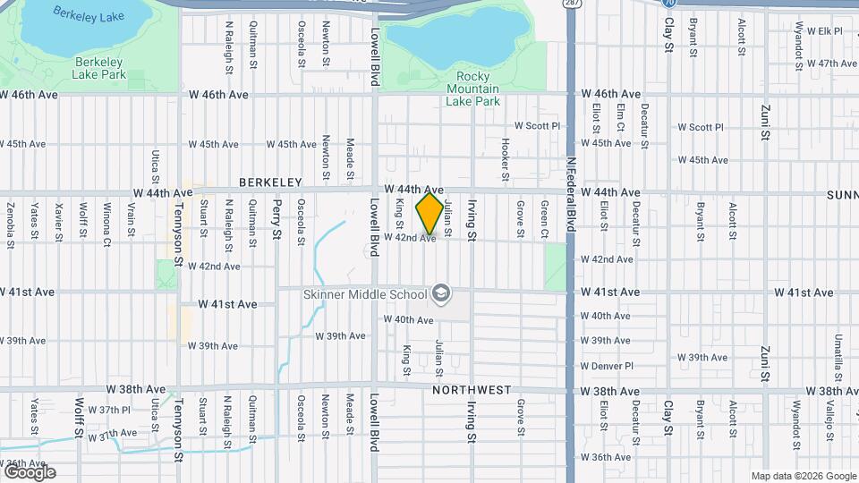 4190 Knox Ct Mapa y Detalles de la Ubicación