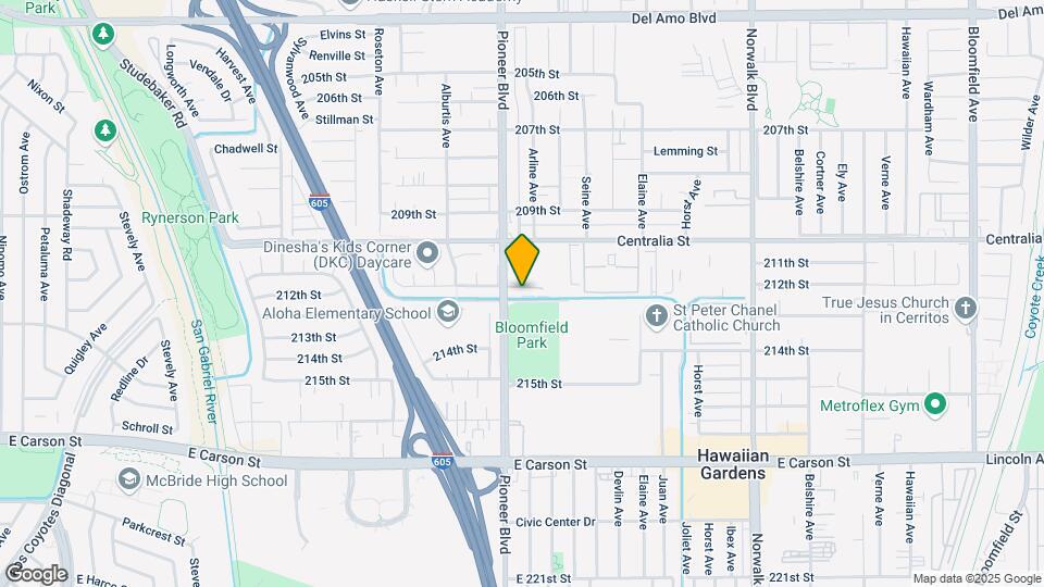 21222 Pioneer Blvd Map and Location Details