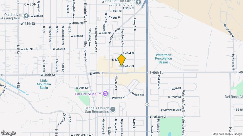 Sepulveda Palms Apartments Map and Location Details
