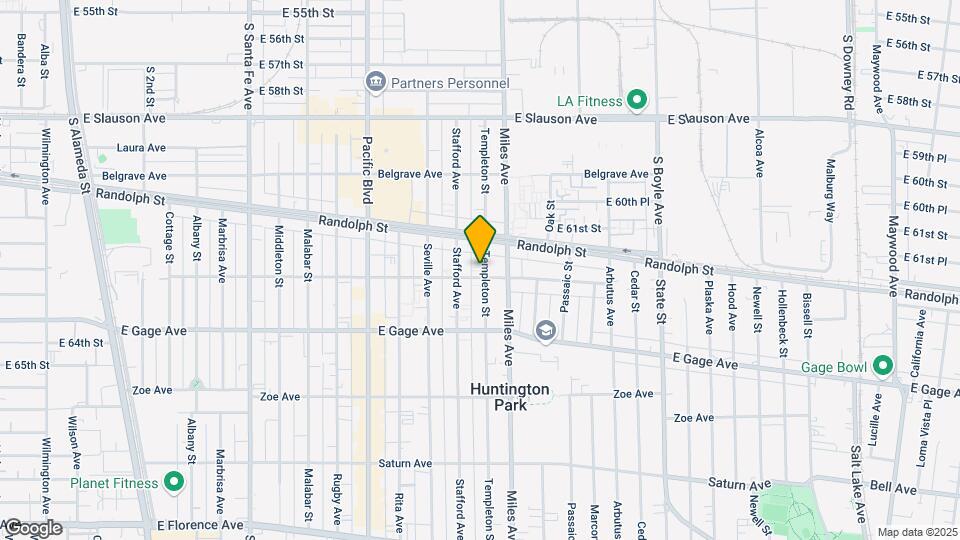 6215 Templeton St Map and Location Details