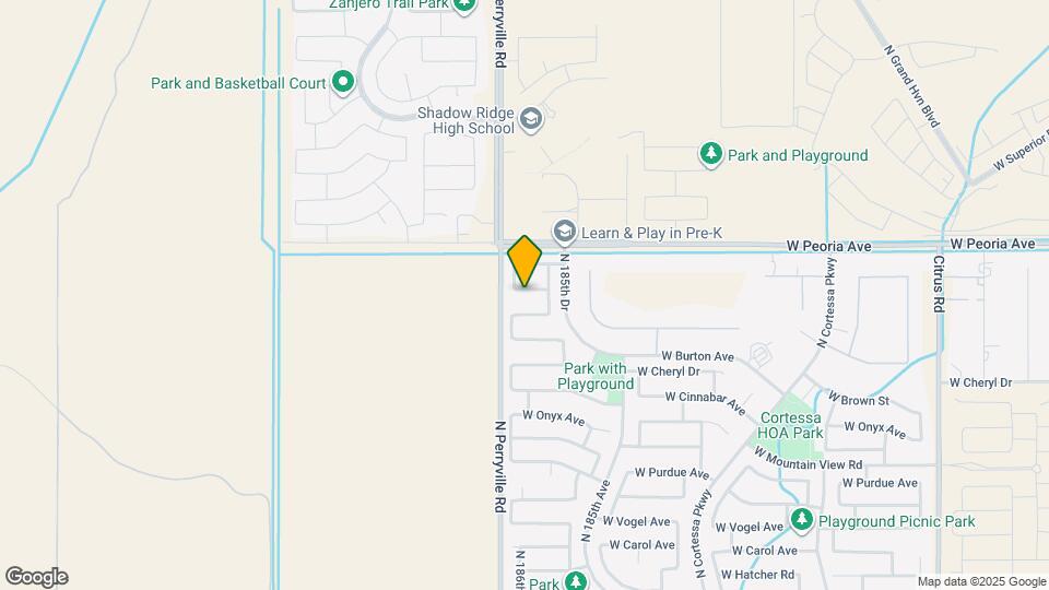 18627 W North Ln Map and Location Details