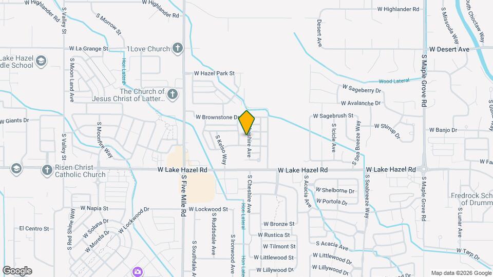 6001 S Cheshire Ave Map and Location Details