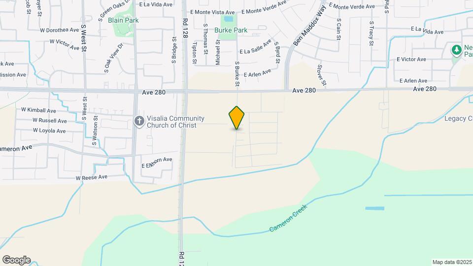 3848 S Burke St Map and Location Details