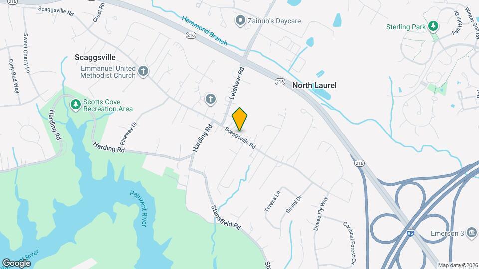 10530 Scaggsville Rd Map and Location Details