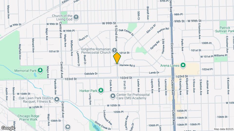 453 W 102nd St Map and Location Details