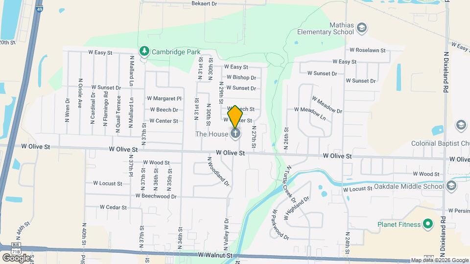 2804 W Mockingbird Ln Map and Location Details