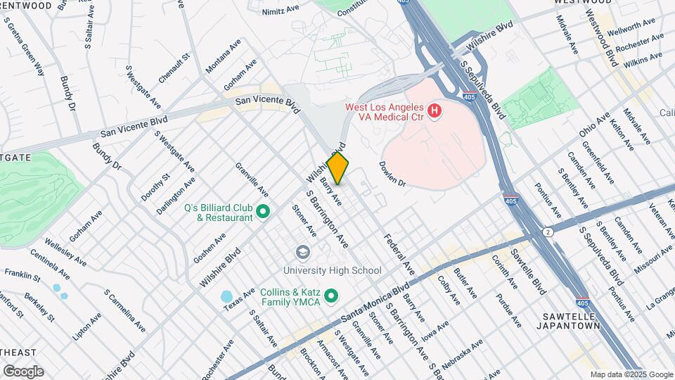 1242 Barry Ave Mapa y Detalles de la Ubicación