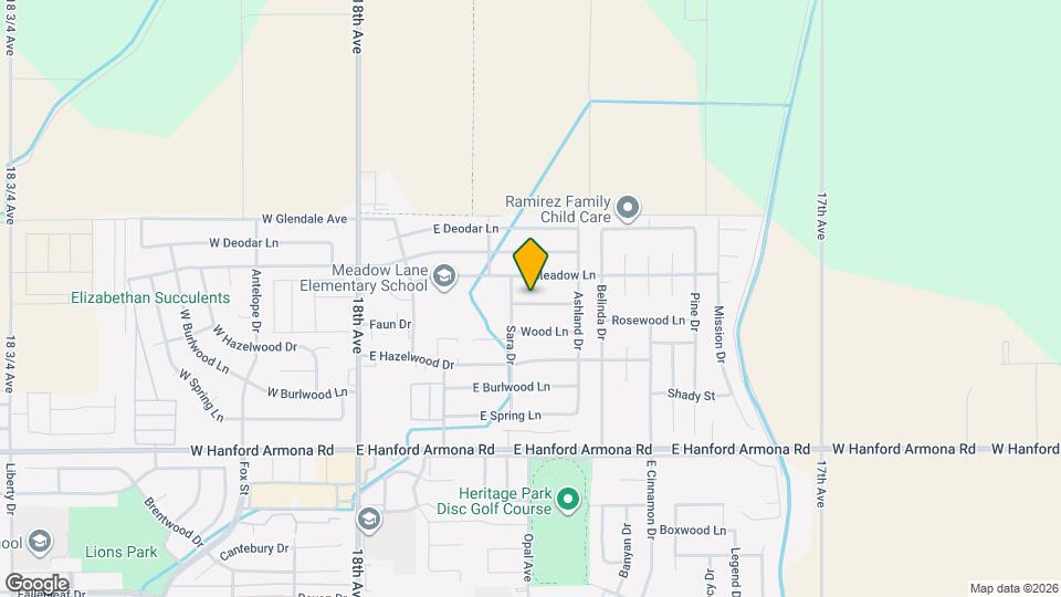 606 Tamarack Ln Map and Location Details